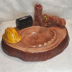 Giant 'Working Man's " Ceramic Ashtray